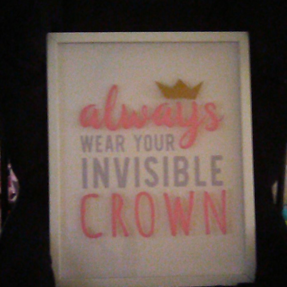 "Girl power" hang art pillow fort